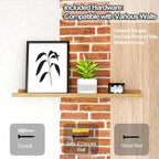 Long Floating Shelves for Wall Decor, Long Wall Mounted Storage Shelf for - Image 5
