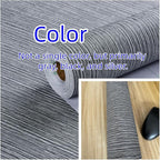 Haimin Grasscloth Wallpaper Textured 24in X 393in Fabric Contact Paper Gray - Image 6