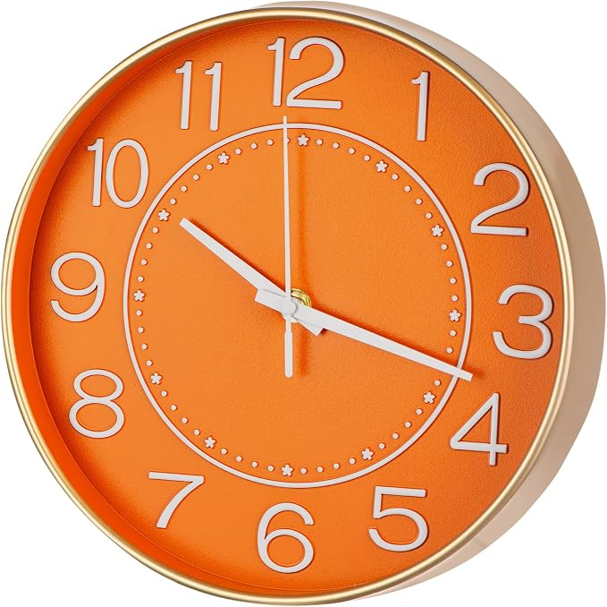 HZDHCLH Small Wall Clocks Battery Operated, Quartz Movement, Silent Non Ticking - Image 2