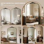 Antok Arched Full Length Mirror, Full Body Mirrors - Image 8