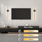 Battery Operated Modern Wall Sconces Set of Two, Rechargeable Wireless Wall - Image 3