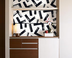 FLFK Black and White Design Wallpaper Border - Image 6