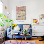 Abstract Modern Watercolor Painting Wall Art Trendy Vibrant Pastel Posters - Image 5