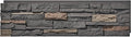 Faux Stone Wall Panels 1-Pack PU Stone Veneer Siding, Mortarless 46.25x12.88 by Wallwell