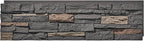 Faux Stone Wall Panels 1-Pack PU Stone Veneer Siding, Mortarless 46.25x12.88 by Wallwell
