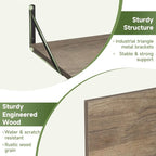Heimlove 12 Inch Deep Floating Shelves - Image 5