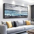Wapluam Framed Wall Art for Bedroom Decor, Beach Canvas Wall Art Large Ocean by Wapluam