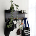 Wooden Pegboard Accessories Set: Modular Wall Hooks & Shelf by CreatedOn2005