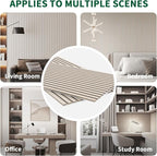 Wood Slat Acoustic Panels, 2 Pack 47.2" x 23.6"/ 120 x60cm Wood Wall Panels - Image 6