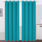 LEMOMO Teal/Turquoise Kids Blackout Curtains by Lemomo