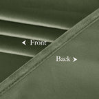 NICETOWN Sage Green Velvet Curtains 90 inches Long 2 Panels, Semi Room - Image 9