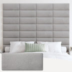 IFNOW Upholstered Wall Mounted Headboard, 3D Soundproof Wall Panels Peel and by IFNOW