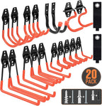 TONDA Garage Hooks, 20 Pack Garage Organization, Wall Storage Hooks Heavy Duty - Image 9