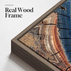 Extra Large Framed Vertical Tree Ring Wall Art - Image 4