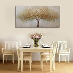 VHMING Wall Art Abstract Gold Tree of Life Modern Artwork Canvas Painting - Image 6