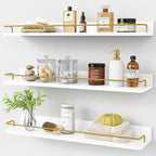 Forbena 24 Inch Bathroom Floating Shelves by Forbena