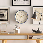 JONES CLOCKS® Studio wall Clock | Modern Round Style | 12 inch | Dark Navy Blue - Image 3