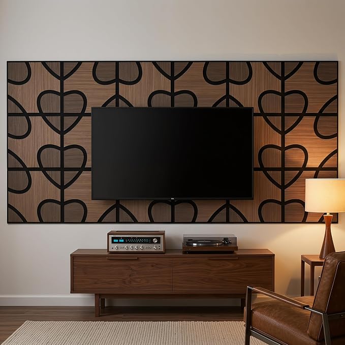 Acoustic Wood Slat Panels, 3D Fluted Wood Panel Sound Absorbing Panel - Image 4