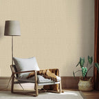 TANONE Khaki Contact Paper Peel and Stick 15.8 in X 118 in, Grasscloth Self - Image 4