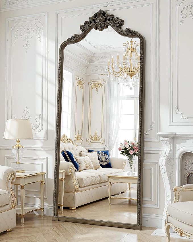 71"x32" Bronze Arched Full Length Mirror - Image 9