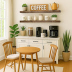 Floating Shelves 48 inch Long 8 "deep Set of 2, Heavy Duty Wood Wall Mounted - Image 3