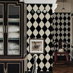 Simon&Siff Retro Checkered Peel and Stick Wallpaper Black and White Wallpaper - Image 5
