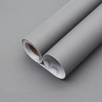 Yancorp 16"x394" Matte Gray Contact Papaer Peel and Stick Wallpaper Vinyl Wrap by YancorpHomeDecor
