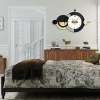 Large Modern Wall Clocks Big Wall Clock Nordic Style Metal Dial Battery - Image 4