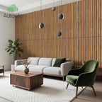 Wood Veneer Acoustic Panels, 4 Pack 47.2”x23.6” Sound Panels, Decorative Large - Image 5