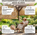 Bamboo Blinds Outdoor, Breathable Bamboo Shades - Image 2