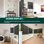 Bamboo Blinds for Interior Windows, Custom Roller Shades for Indoor Window and - Image 6