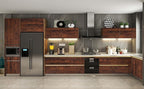 Dimoon 78.7"x17.7"Peel and Stick Wood Wallpaper Red Brown Wood Paper Red Dark - Image 7