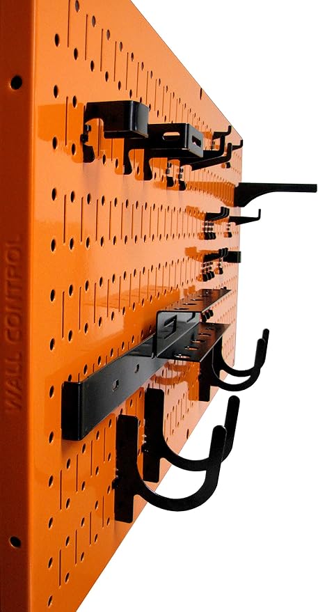 Wall Control Pegboard Rack Horizontal Metal Pegboard Garage Tool Storage Pack - Image 7