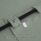 RYB HOME Blackout Curtains for Living Room, Privacy Thermal Insulating Window - Image 6