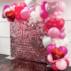 COKAOBE Pink Shimmer Wall Backdrop, Photo Backdrops - Image 5