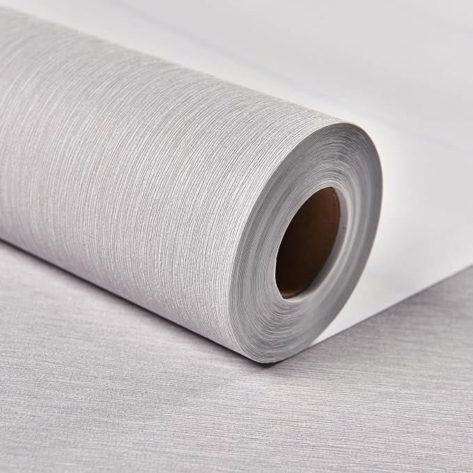 Haimin Grasscloth Wallpaper Peel and Stick 20.9in X 393in Fabric Contact Paper - Image 9