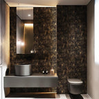 JiffDiff Vintage Metallic Peel and Stick Wallpaper Self Adhesive Industrial - Image 4