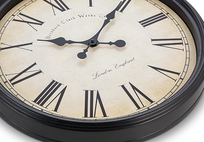 Bernhard Products Large Decorative Wall Clock 20 Inch Silent Non Ticking - Image 3