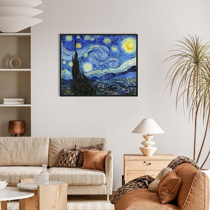Van Gogh Canvas Wall Art: Starry Night Posters Large Modern Artwork Famous - Image 4