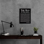 Howwii Office Wall Art Inspirational Decor The Man in the Arena Framed - Image 5