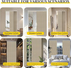 AJAZZ 100% Blackout Magnetic Door Curtain Accordion Doors Interior Folding - Image 5