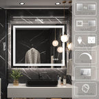 Ratsamee 40x32 Inch Led Mirror for Bathroom - Image 3