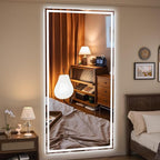 Hasipu Full Length Mirror with Lights, Full Body Dressing Hanging Mounted Mirror - Image 8