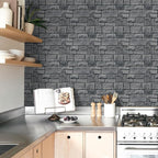 Commomy 3D Faux Stone Peel and Stick Wall Tiles - Image 2