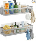 PUSDON 16.5-Inch Extra Long Slim Mesh Shower Caddy, Wall Mounted Bathroom by PUSDON