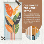 Vietbud Décor Tropical Leaves Beaded Curtains - Image 4
