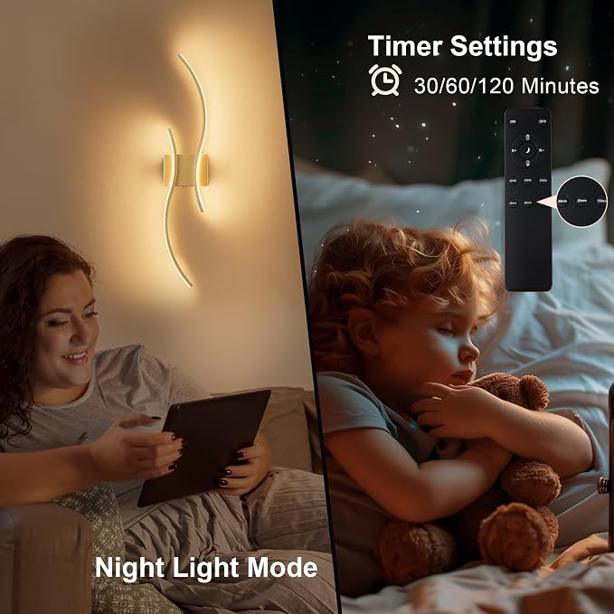 Battery Operated Wall Sconces Set of Two - Image 7