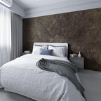 3yecao 16"×118" Thick Dark Tan Grey Concrete Wallpaper Peel and Stick Glossy - Image 2
