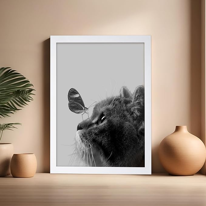 Poster Master Butterfly on Cat Print - Image 5