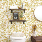 Jeweluck Yellow Polka Dot Wallpaper Yellow and White Peel and Stick Wallpaper - Image 6